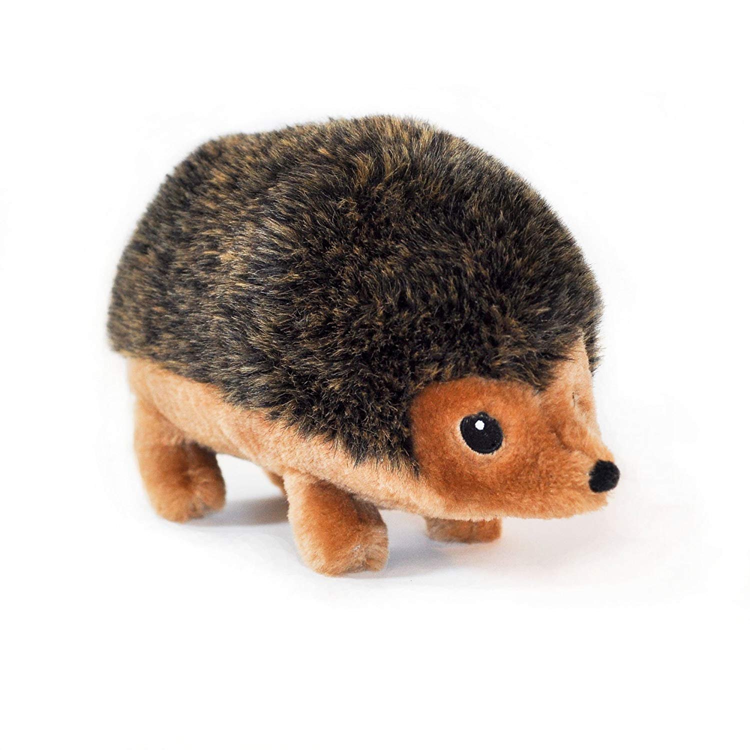 ZippyPaws 9-Inch Hedgehog Squeaky Plush Dog Toy, Large