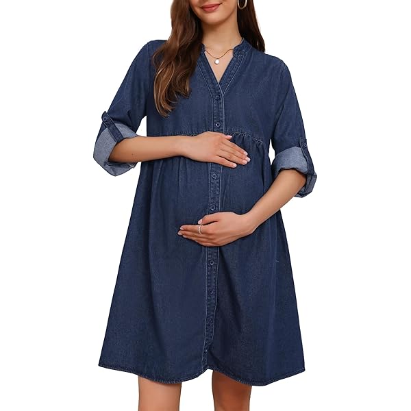 TINYHI Jersey Sheath Dress Womens Sleeves Empire Maternity Flattering Maternity Dress M Black at Amazon Women's Clothing store TINYHI Jersey Sheath Dress Womens Sleeves Empire Maternity Flattering Maternity Dress M Black at Amazon Women's Clothing store