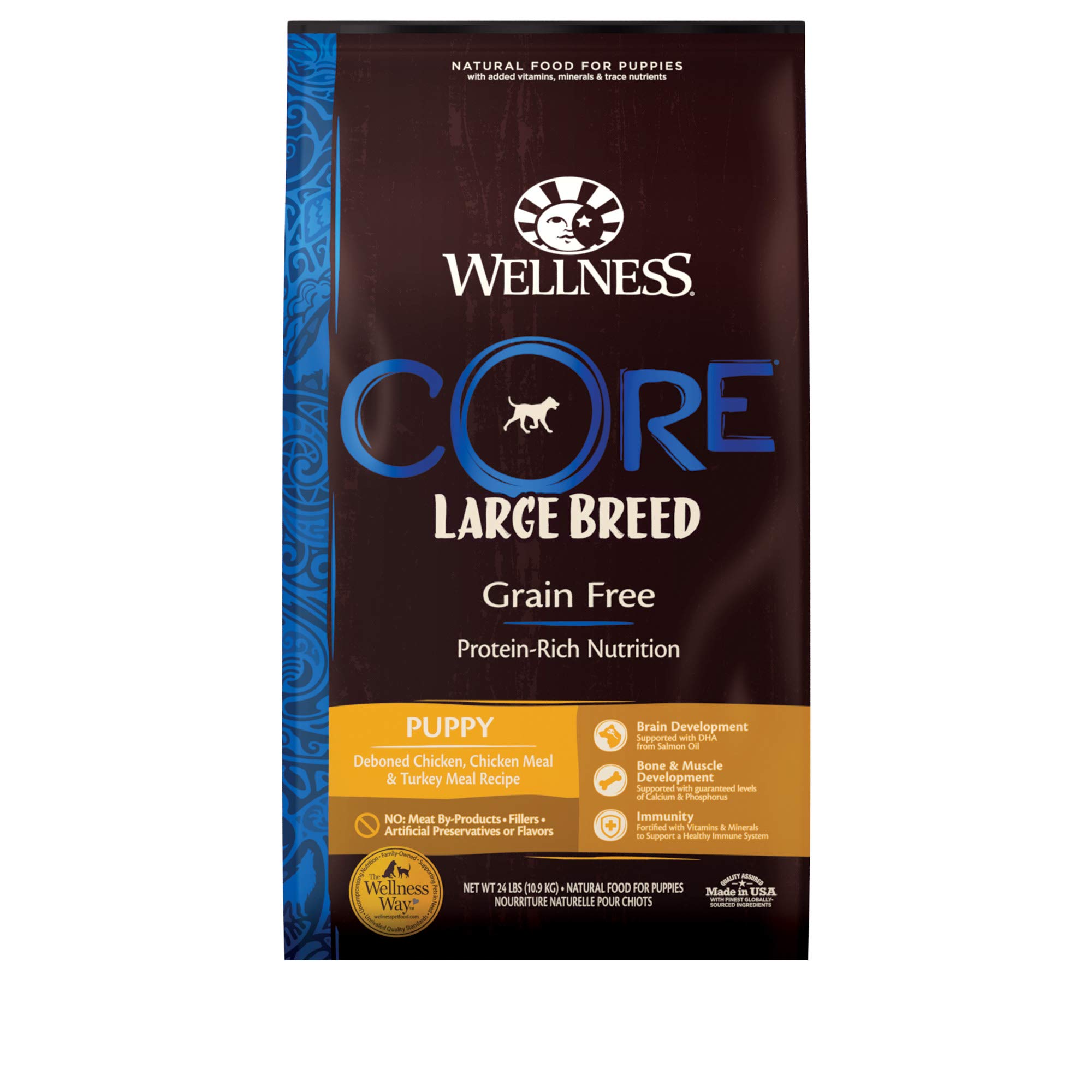 Wellness large breed puppy dog food Clearance