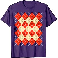 Amazon.com: Retro Argyle Rockabilly T-Shirt T-Shirt : Clothing