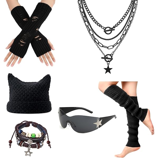 Amazon.com: JDRGJTH 24PCS Y2k Jewelry Set,Y2k Accessories  display picture 1
