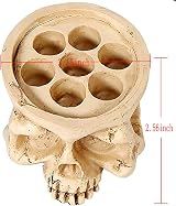 New Star Tattoo 7 Hole Skull Ink Cup Holder Stand Resin Permanent Makeup view 8