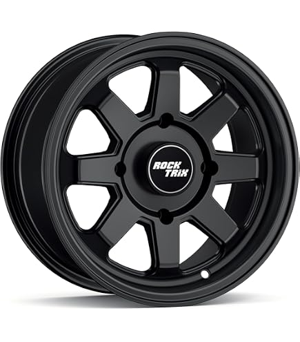 Amazon.com: RockTrix RT103 14in ATV Wheels Rims 14x7 Matte Black