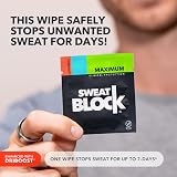 Clinical Strength Deodorant Wipes Unscented 10 ct view 2