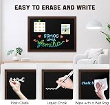 Dollar Boss Magnetic Chalkboard 45x60cm Rustic Wooden Frame Wall Mounted view 4