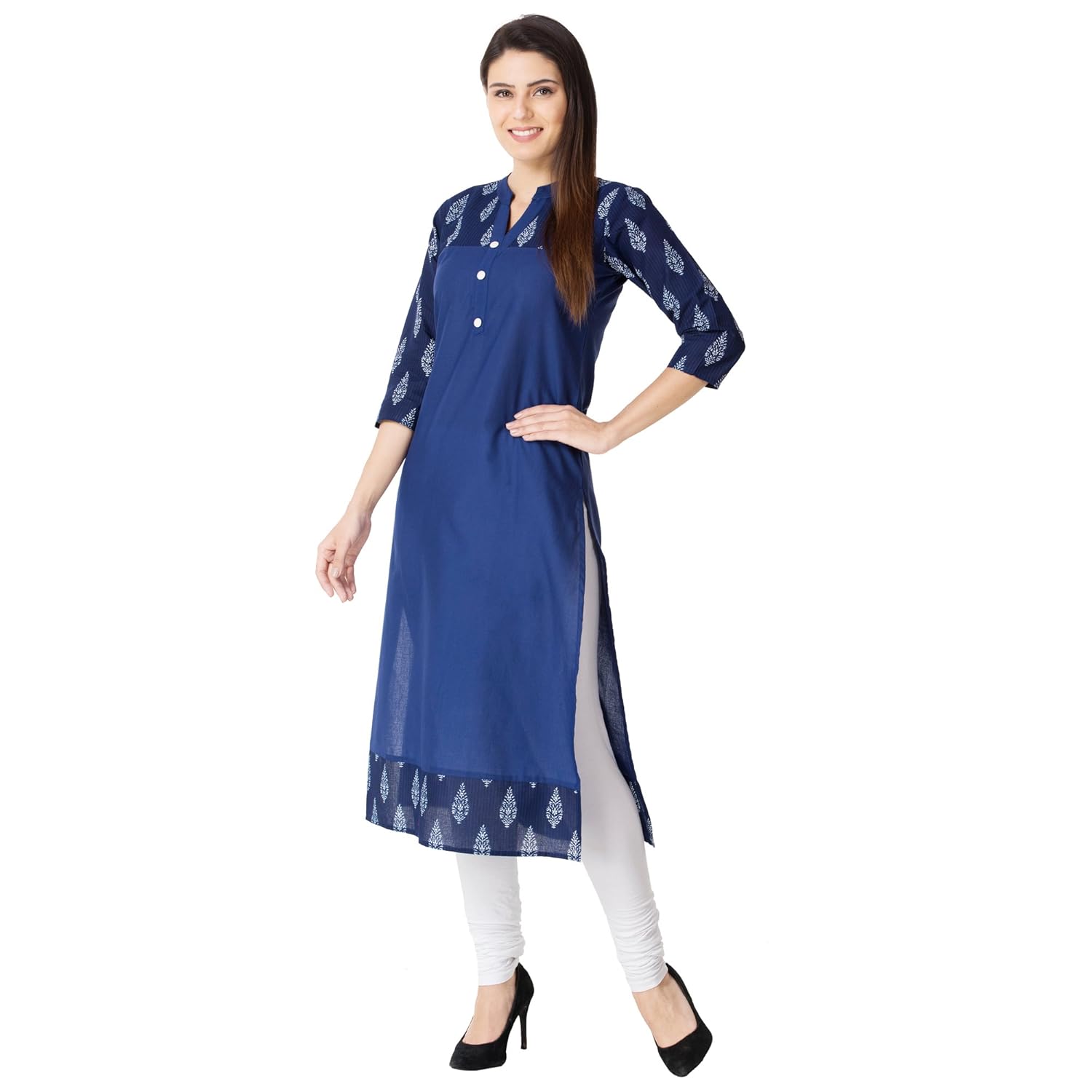 m&d women's cotton kurta