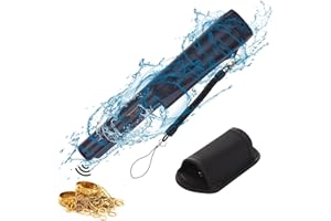 Vietora Eud Metal Detector Pinpointer,Fully Submersible Waterproof IP68 Handheld Pin Pointer Wand, Search Treasure Pinpointing Finder Probe with 9V Battery for Adults, Kids… (Black)