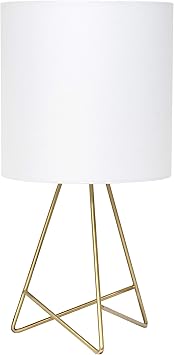 gold wire table lamp