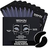 111SKIN Black Diamond Eye Mask, Hydrating Under Eye Patches for Dark Circles with Retinol, Hyaluronic Acid & Niacinamide, Helps Lift & Firm the Appearance of Fine Lines & Undereye Area, 8 Pairs