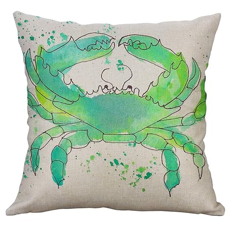 Amazon Com Meanit Nautical Coastal Outdoor Patio Throw Pillow
