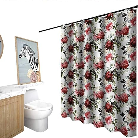 Amazon Com Homecoco Shabby Chic Shower Stall Curtains Country