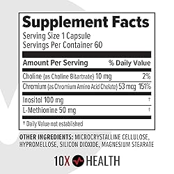 10X Health MIC Chromium Supplement with