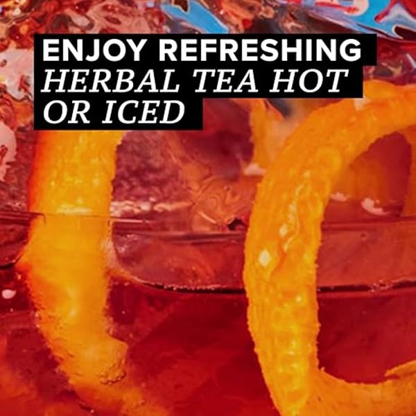 TAZO PASSION HERBAL TEA BAGS, ICED OR HOT, CAFFEINE-FREE ( PACK OF 6)