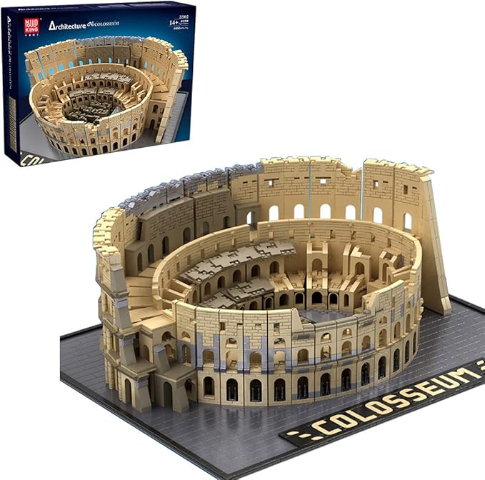 Leic The Colosseum Building Block Model 6466Pcs Famous Street View