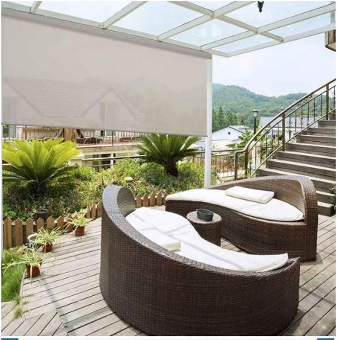 Costdot Easyshade Uv Resistant 95 Indoor and Outdoor Roller Shades 36” W X 72” L Black
