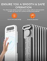 Midea Oil-Filled Radiator 2300W with Remote LED Touch Screen 11 Fin view 6