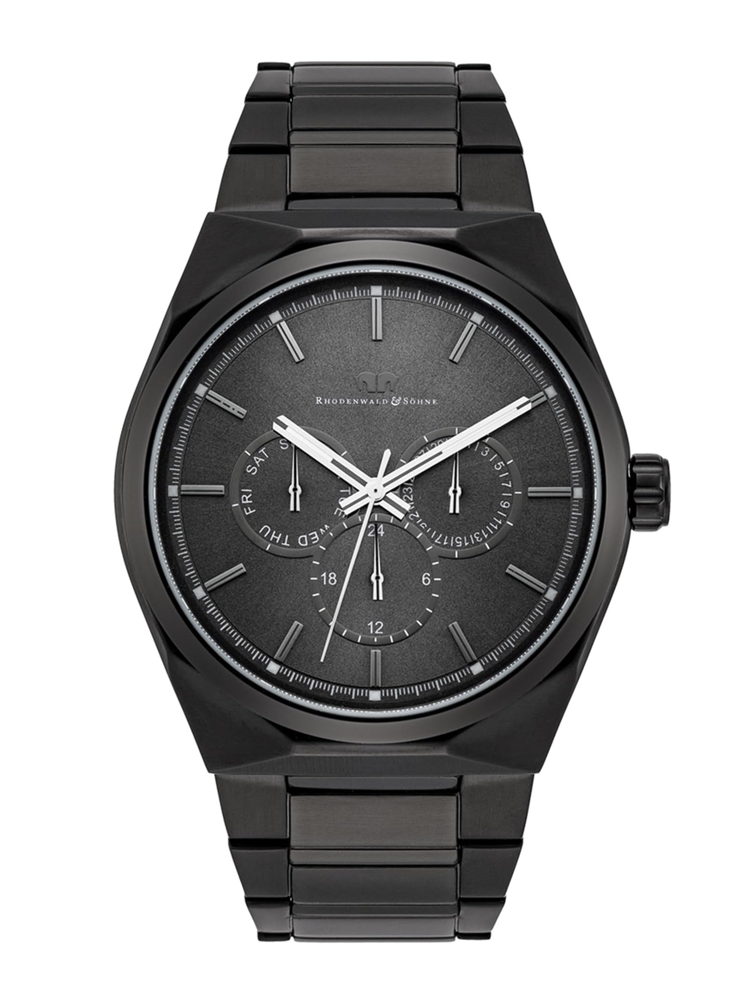 Rhodenwald & Söhne Men's Analog Japan Quartz Watch with Stainless Steel Band 10010218