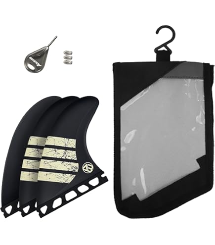 Amazon.com : Futures Alpha Vector 3/2 Tri Surfboard Fins - Medium