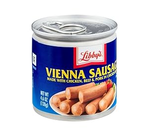 Libbys Vienna Sausage, 4.6 Ounce -- 24 per case.