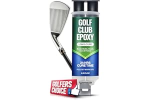 FORTIVO Golf Club Epoxy – Epoxy Glue for Golf Club Repair for All Golf Shafts, Heads, Drivers, Putters, and Irons, Works on Graphite & Steel Shafts