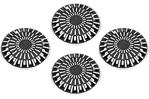 aqxreight Wheel Covers Hubcaps 18 Inch, 2017-2023 Fully Fit Hubcap with Snap Set of 4 Same Side, Guard Tape,Valve Nozzle Hole