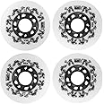 4-Pack Inline Skate Wheels Outdoor 90A Freestyle Durable Tire72mm 76mm 80mm for Choose Hockey Roller Blades Replacement Wheel
