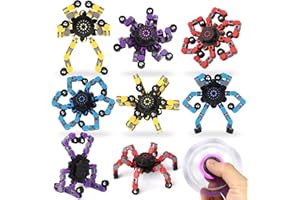 Cool Robot Fidget Spinner Toys for Kids Adults,Desk Toy Finger Hand Spinner for Boys Transformable DIY Deformed Mechanical Sp
