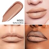 Oulac Matte Liquid Nude Lipstick Beige Brown 4.5ml MS01 Vegan Cruelty Free view 3