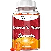 Brewer's Yeast Supplement Gummies 2000mg – For Women & Men, Plant-Based Supplement for Skin & Hair Wellness, Daily Energy & Balanced Nutrition – Vegan-Friendly, Gluten-Free, Non-GMO – 60 Soft Chews