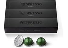Nespresso Capsules VertuoLine, Stormio, Dark Roast Coffee, Coffee Pods, Brews 7.77 Ounce (VERTUOLINE ONLY), 10 Count (Pack of