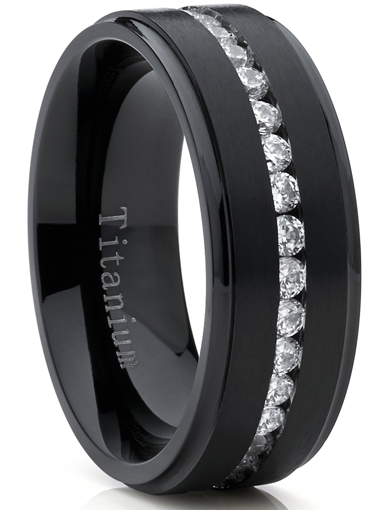 Black Titanium Ring Where To Buy Mens Wedding Band Metal Masters