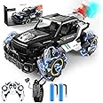 4DRC Y3 2.4Ghz All Terrain Remote Control Monster Truck, Metal Shell 4WD LED Headlight Rock Crawler, 20KM/H