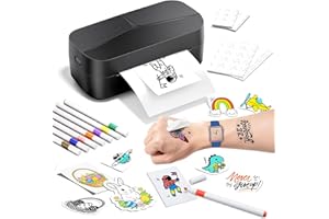 Phomemo Temporary Tattoo Makers,TK32 Tattoo Printer Create Custom Temporary Tattoos for All Ages,Sticker Maker Painting Kit w