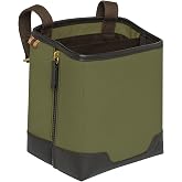 BERETTA Terrain EVO Shell Pouch - Double Compartment Cartridge Bag, 50pc | Hard Leather Canvas, Adjustable Belt Hooks, Practical Bottom Zipper, 50 Cartridges Capacity