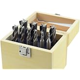 Shars 3/16" - 3/4" HSS Single End Mill Set 404-5872 M | 4 Flute, Center Cutting, Uncoated, 10pcs