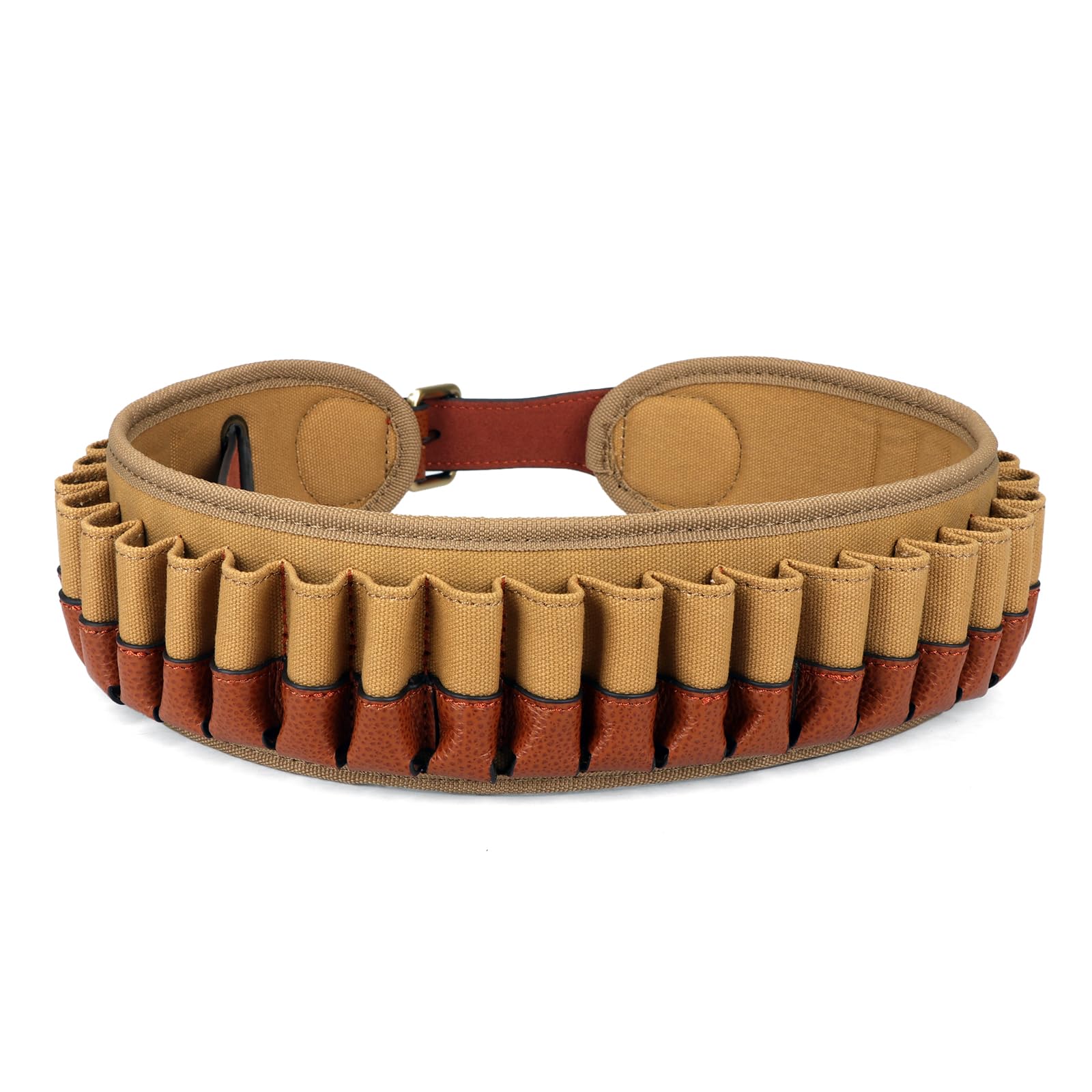 Tourbon Shotgun Hunting Shot gun Shell Cartridge Ammo Bandolier Belt (Canvas - 20GA)