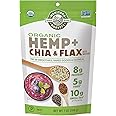 Manitoba Harvest Organic Hemp + Chia & Flax, 7 oz – 8g Plant Based Protein, 5g of Fiber per Serving – Vegan, Keto, Paleo – Omega 3 & 6 – Superseed Blend for Smoothies, Baking