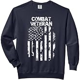 Combat Veteran Comfort Colors Adult Sweatshirt