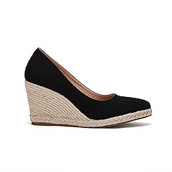 Ruanyu Women's Platform Espadrilles Wedge Sandals