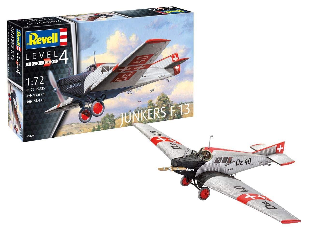 Revell RV03870 Junkers F.13 Plastic Model kit, 1:72