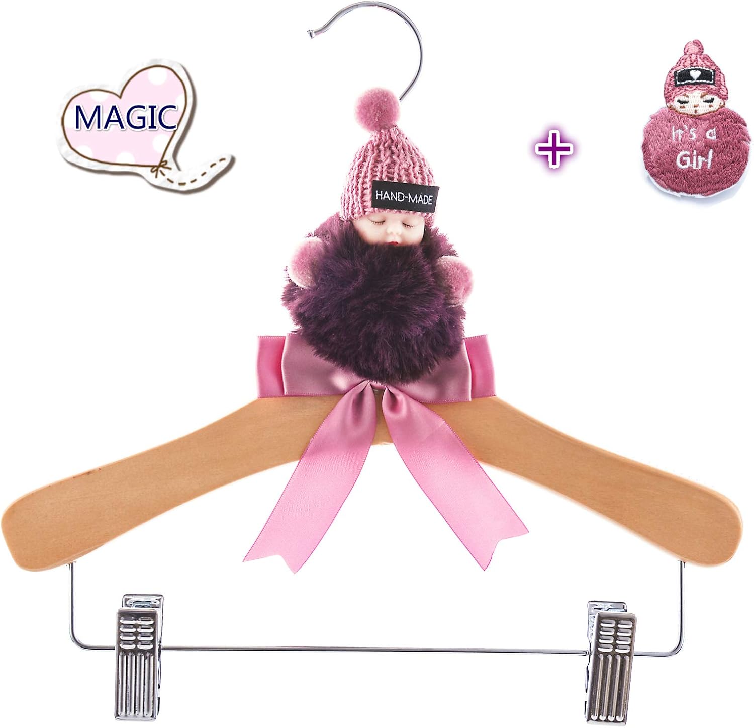 baby girl hangers pink