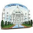 WitnyStore Tiny 2½" Taj Mahal in Agra Uttar Pradesh India Magnet - Miniature Hand Made Resin 3D Asia Landmark Tourist Attraction Decorative Refrigerator Fridge Magnets Décor Collectible Souvenir Gifts