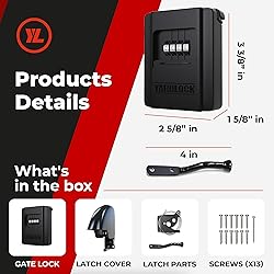 Gate Lock – Secure Keyless Fence Lock and Latch