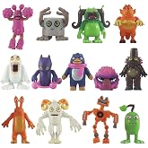 UZAKMI 13PCS Mini Monster Figures Set, Creative Action Toys | Includes 13 imaginative mini monster figures, creative collectibles for desk decor &amp; party favors