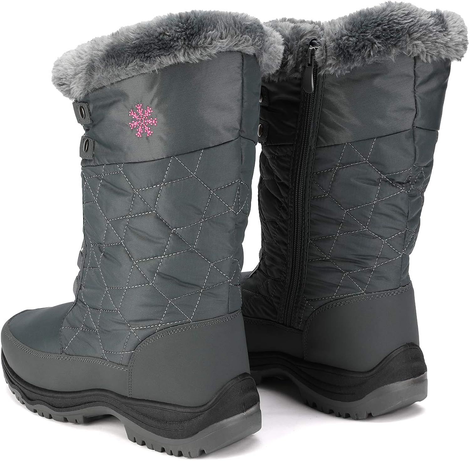  | DREAM PAIRS Women's Warm Faux Fur Lined Mid-Calf Winter Snow Boots | Snow Boots
