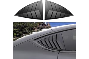 yhcdsea for Model Y Side Window Louver Cover Sport Style for Tesla Model Y 2021 2022 2023 2024 2025 Accessories (Matt Black)