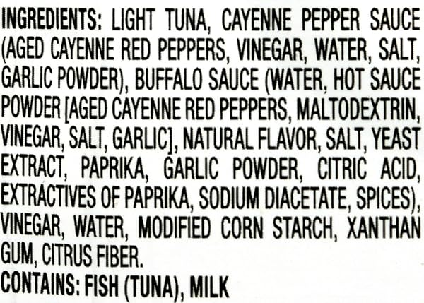 STARKIST TUNA CREATIONS BOLD HOT BUFFALO POUCH (2.6 OZ – 1 PACK) WILD CAUGHT, HIGH PROTEIN SHELF STABLE SEAFOOD, GLUTEN FREE, NO DRAINING, READY TO EAT FOR SALADS AND SANDWICHES