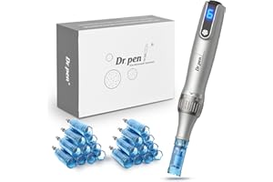 RHYZORAY Dr.Pen Ultima M8S Microneedling Pen, Wireless Microneedle Skin Care Tool - with 20 Replacement Cartridges