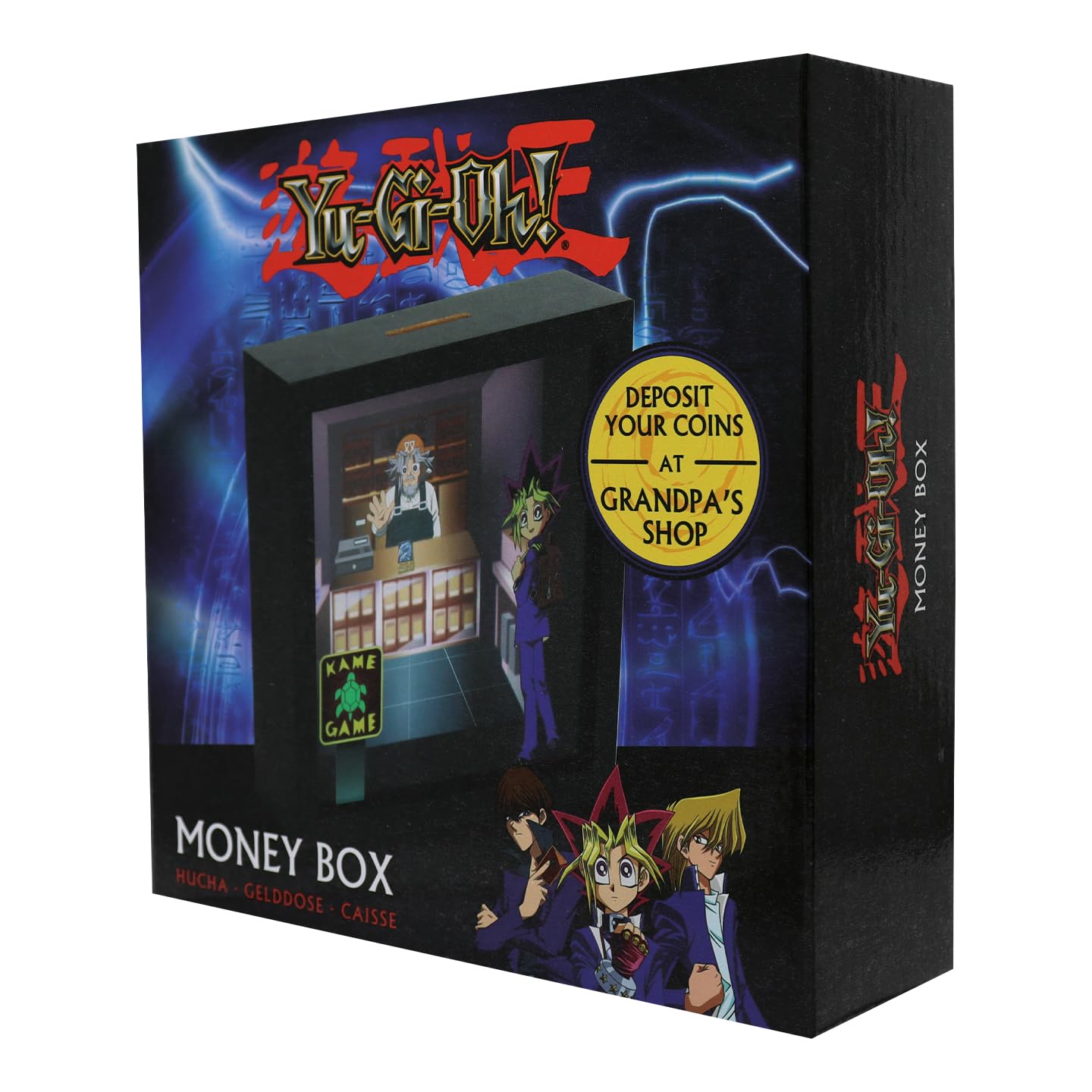 Yu-Gi-Oh! Grandpa’s Shop Money Box – Officially Licensed Collectible Coin Bank (18 x 18 x 5cm) Decorative Storage Box for Fans
