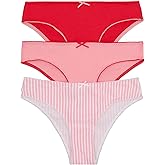 Bonds womens Picot Trim Icons Skimpy Underwear in Stretchy Cotton Blend for Women, 3-pack